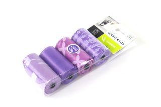 Bolsas de desechos olor lavanda para perros 4 * 15 piezas