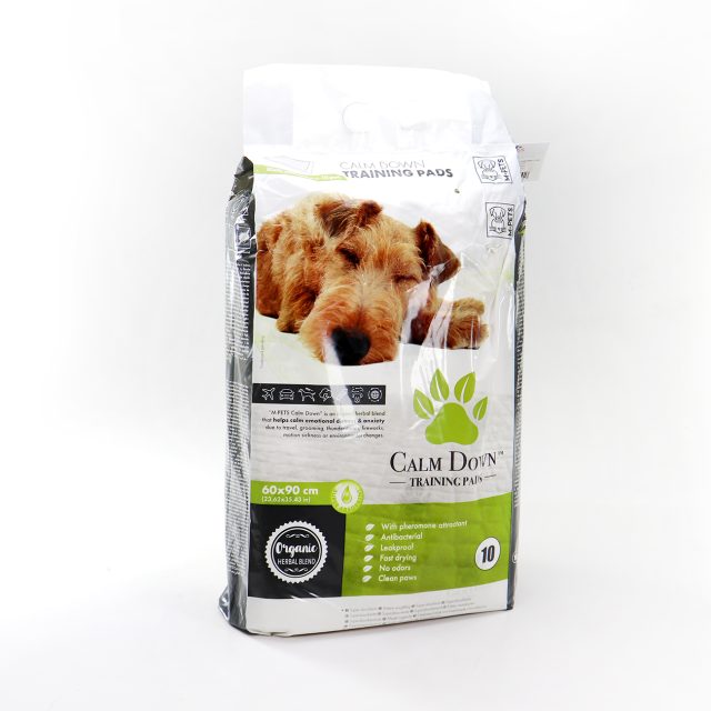 Mpets calmante almohadillas de viaje y hogar 90x60 10 pad