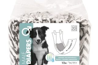 Pañales de macho deschables para mascotas talla l peso 8-15kg/  12 pcs/ cintura : 20 - 65 cm