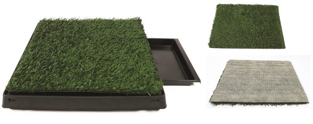 Tapete de entrenamiento para mascota 58*46 cm y bandeja 30.5 *27.5 cm