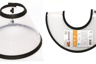 Collar protector para perros bastion -m  24.13 - 39.17 cm
