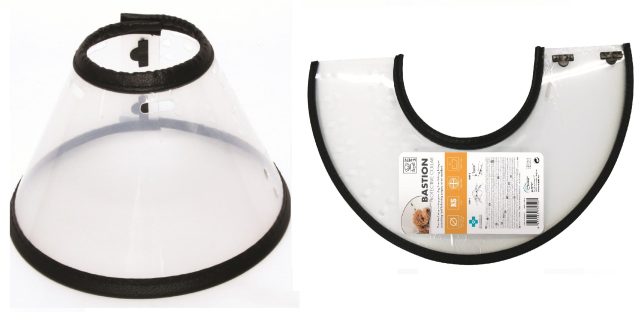 Collar protector para perros bastion -m  24.13 - 39.17 cm