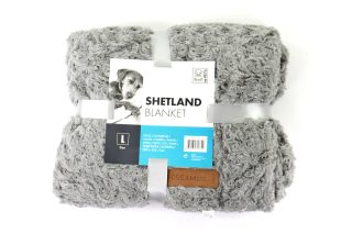 Colcha para mascotas shetland, gris - large