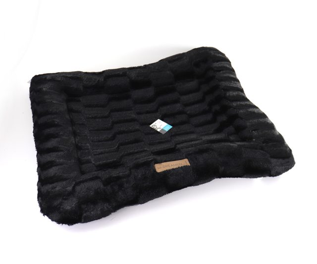 Cama para mascotas skye, negro - 80x60x10cm