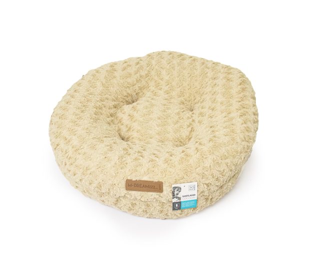 Cama para mascotas shetland cocoon, beige - small