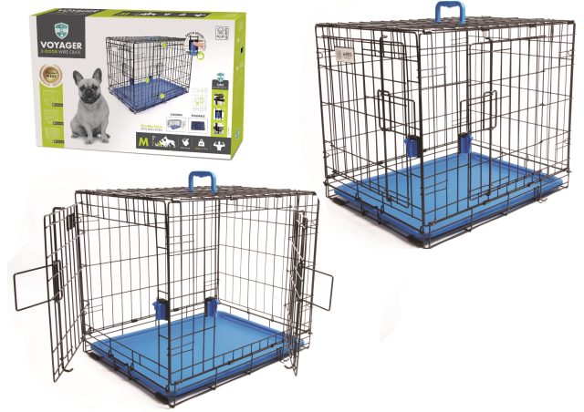 Jaula de metal con:  76 x 48 x 53 cm < 7, 2 kg