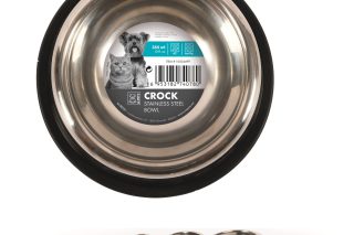 Plato de acero inoxidable antiresbalante 355 ml