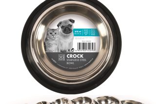 Plato de acero inoxidable antiresbalante 610 ml