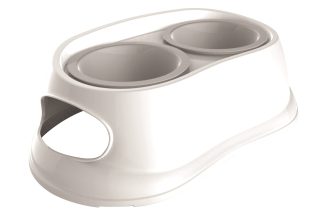 Plato doble de plástico - 2 x 350 ml