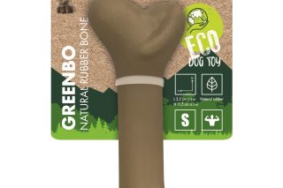 Juguete hueso de caucho natural 11.5 x 3.5 x 2.5 cm talla s"