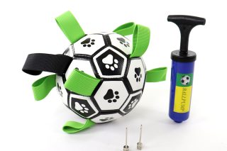 Juguete interactivo bola de futboll 15 cm. Para perros de 7-27 kls