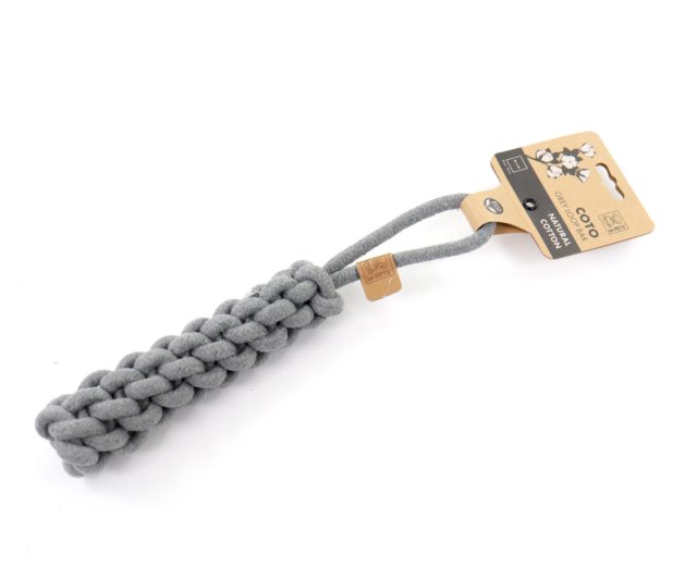 Juguete para perro coto barra 34cm, gris
