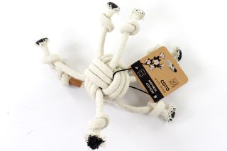 Juguete para perro coto araña 38cm, blanco