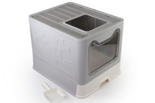 Arenero pegable con doble puerta 51 x 41 x 38 cm