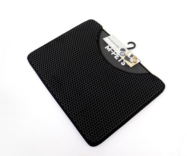 Alfombra plastica para arenero 60x45cm, negro