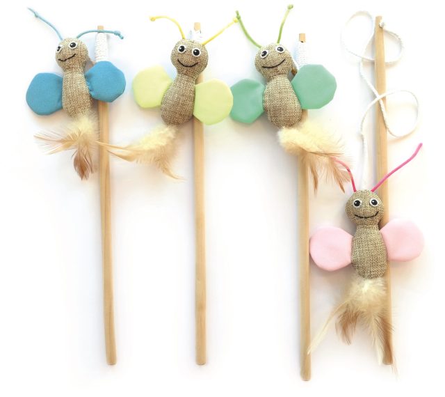 Juguete para Gatos con varita 35 cm