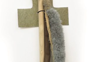 Juguete para Gatos con varita 35 cm ecologica
