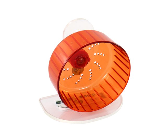 Rueda de entrenamiento turbo 16.6cm dia. Rojo c/pedestal ajustable