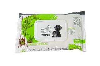 Toallitas de limpieza para mascotas bamboo 15 x 20 cm 40 pcs