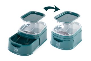 Dispensadpr de alimento de 2 lt/  21.7 x 17.5 x 17 cm