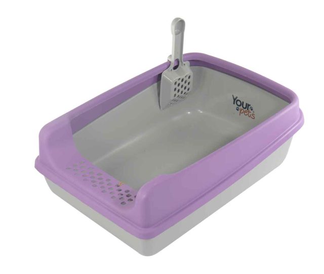 Arenero gattino c/ pala - morado