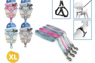 Arnes + correa para  mascota set (xl) 1*20*-24* 1*2ft