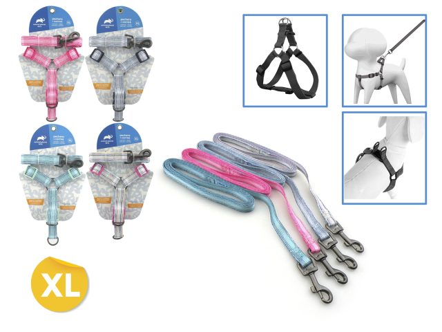Arnes + correa para  mascota set (xl) 1*20*-24* 1*2ft