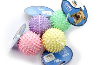 Pelota para mascotas pequeñas pastel